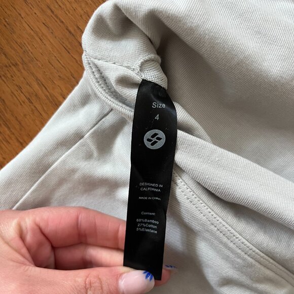 Allwear Bamboo Bra - Bone, Size M - Picture 5 of 6